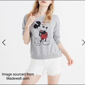 Madewell x Disney Mickey Mouse sweatshirt size XS
